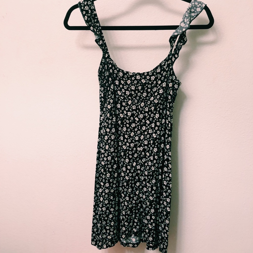 Black Floral Sundress